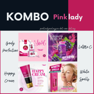 Pinklady Kombo Body Perfection Happy Cream LetMe C Grape White Spells