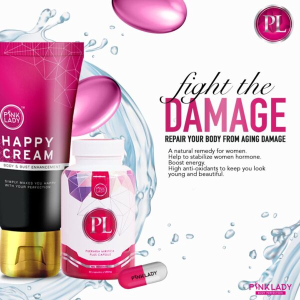 Pinklady Kombo Body Perfection & Happy Cream - Image 2