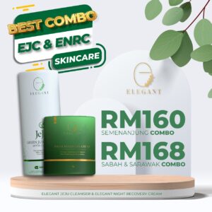 Elegant Kombo Jeju Cleanser & Night Recovery Cream (EJC+ENRC)