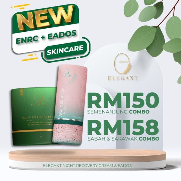 Elegant Kombo Night Recovery Cream & Age Defiance Oilet Serum (ENRC+EADOS)